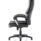 Dakota High Back Black Leather Executive Office Chair with Arms, durable design for all-day comfort.
