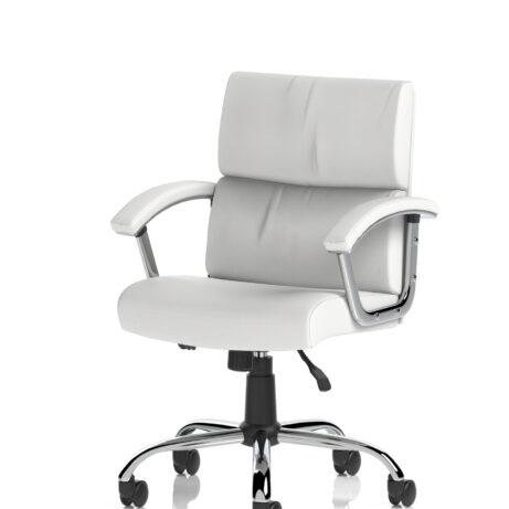 Desire Medium Back Leather Executive Office Chair with Arms
