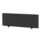 Black Air Desktop Screen, 400mm high and 1400mm wide, designed for workspace privacy and organization.