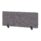 Bespoke Rivet Fuse Fabric Air Desktop Screen, 400mm high and 1200mm wide, with black supports.