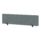 Air Desktop Screen in bespoke rivet tensile fabric, 400mm high, 1800mm wide, featuring black supports.