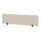 Air Desktop Screen, 400mm high, 1800mm wide, bespoke Quest Salt fabric, featuring black supports.