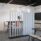 Hive Screens with six panels in a light fabric, floor-standing, featuring a robust MFC base and metal top rail, ideal for office privacy.
