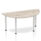 Impulse Semi-Circle Table With Post Leg