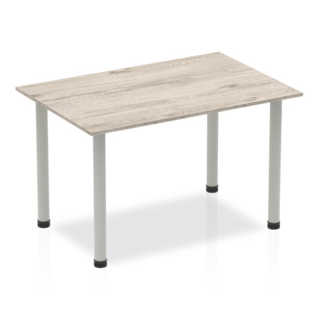 Impulse 1200mm Straight Table With Post Leg