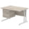 Impulse 1200mm Cantilever Straight Desk With Single Fixed Pedestal