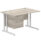 Impulse 1200mm Cantilever Straight Desk With Single Fixed Pedestal
