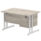 Impulse 1200mm Cantilever Straight Desk With Single Fixed Pedestal