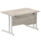 Impulse 1200mm Cantilever Straight Desk With Single Fixed Pedestal