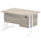 Impulse 1200mm Cantilever Straight Desk With Single Fixed Pedestal