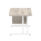 Impulse 1200mm Cantilever Straight Desk With Single Fixed Pedestal