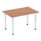 Impulse 1200mm Straight Table With Post Leg
