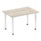 Impulse 1200mm Straight Table With Post Leg