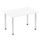 Impulse 1200mm Straight Table With Post Leg