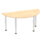 Impulse Semi-Circle Table With Post Leg