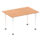 Impulse 1200mm Straight Table With Post Leg