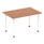 Impulse 1200mm Straight Table With Post Leg