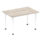 Impulse 1200mm Straight Table With Post Leg