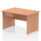 Impulse Panel End Straight Desk Frame With Single One Drawer Fixed Pedestal
