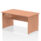 Impulse Panel End Straight Desk Frame With Single One Drawer Fixed Pedestal