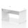 Impulse Panel End Straight Desk Frame With Single One Drawer Fixed Pedestal
