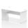 Impulse Panel End Straight Desk Frame With Single One Drawer Fixed Pedestal