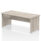 Impulse Panel End Straight Desk Frame With Single One Drawer Fixed Pedestal