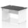 Impulse Panel End Straight Desk Frame With Single One Drawer Fixed Pedestal