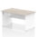 Impulse Panel End Straight Desk Frame With Single One Drawer Fixed Pedestal