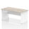 Impulse Panel End Straight Desk Frame With Single One Drawer Fixed Pedestal