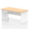 Impulse Panel End Straight Desk Frame With Single One Drawer Fixed Pedestal