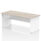 Impulse Panel End Straight Desk Frame With Single One Drawer Fixed Pedestal