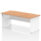 Impulse Panel End Straight Desk Frame With Single One Drawer Fixed Pedestal