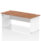 Impulse Panel End Straight Desk Frame With Single One Drawer Fixed Pedestal