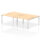 Impulse B2B Bench Desk – 4 Person