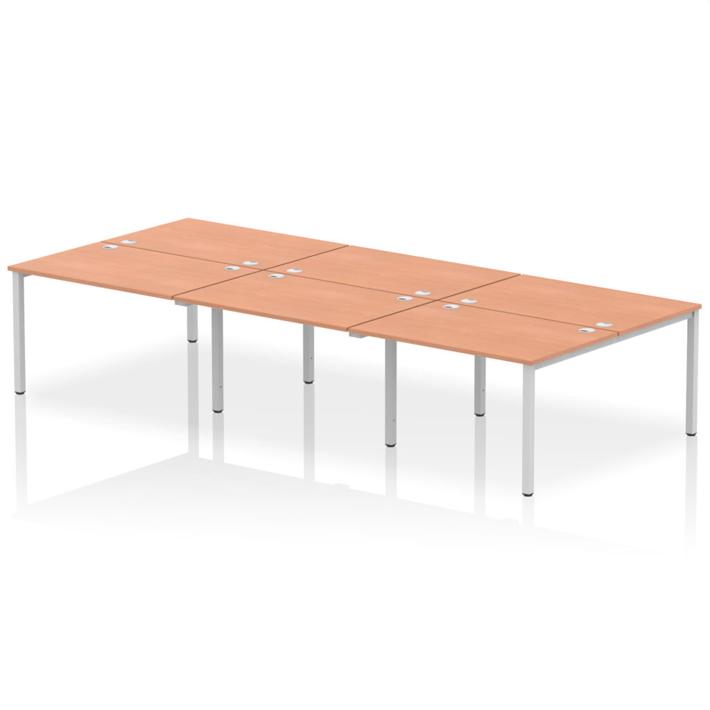 Impulse B2B Bench Desk – 6 Person