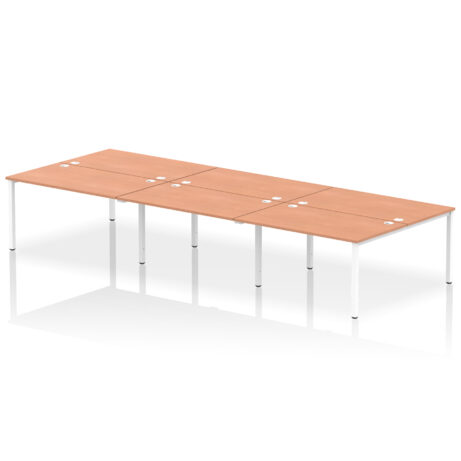 Impulse B2B Bench Desk – 6 Person