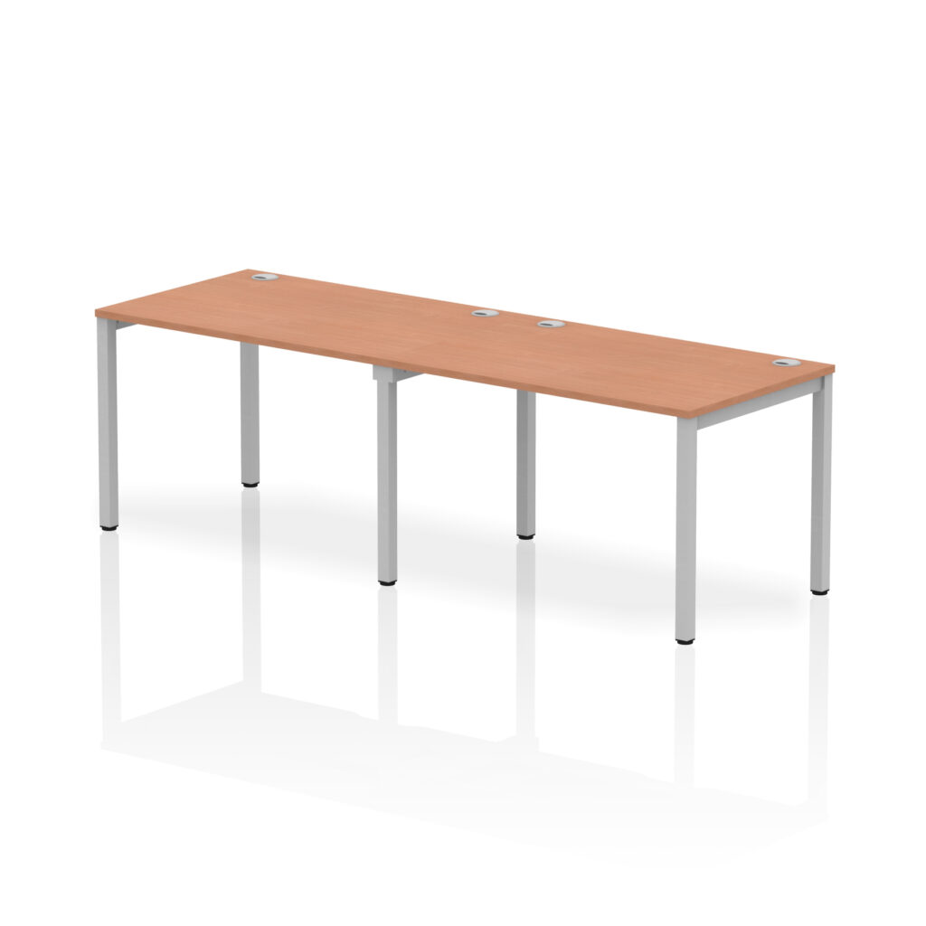 Impulse Single Row Bench Desk – 2 Person
