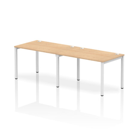 Impulse Single Row Bench Desk – 2 Person