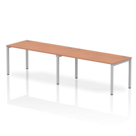 Impulse Single Row Bench Desk – 2 Person