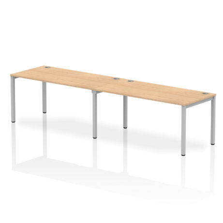 Impulse Single Row Bench Desk – 2 Person