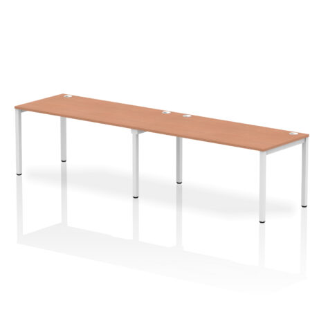 Impulse Single Row Bench Desk – 2 Person