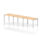 Impulse Single Row Bench Desk – 3 Person