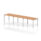 Impulse Single Row Bench Desk – 3 Person