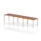 Impulse Single Row Bench Desk – 3 Person