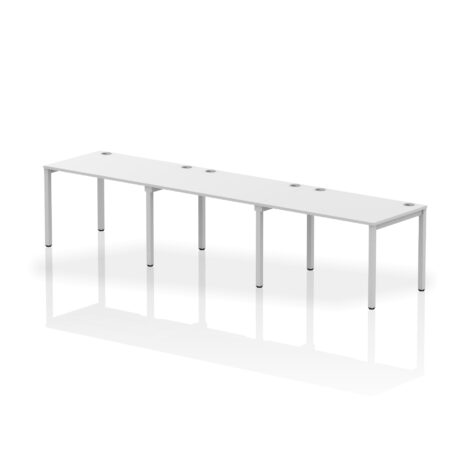 Impulse Single Row Bench Desk – 3 Person