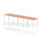 Impulse Single Row Bench Desk – 3 Person