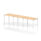 Impulse Single Row Bench Desk – 3 Person