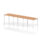 Impulse Single Row Bench Desk – 3 Person