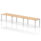 Impulse Single Row Bench Desk – 3 Person